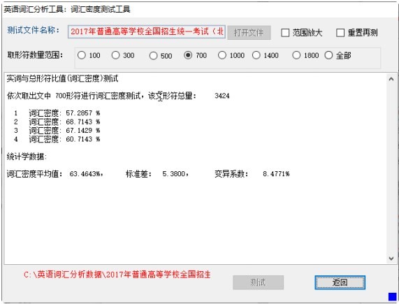 英语词汇分析工具 英语词汇分析工具