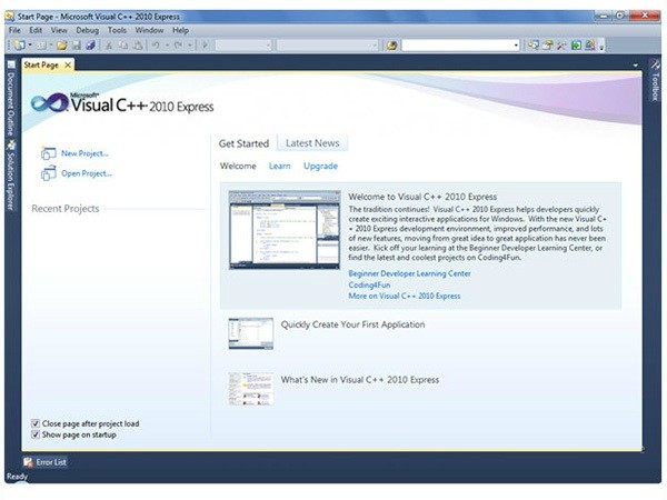 Microsoft Visual C++2010
