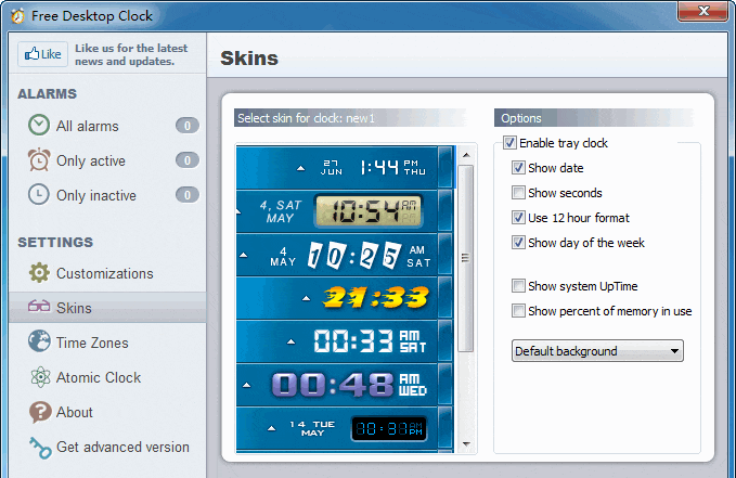 Free Desktop Clock_Free Desktop Clock软件截图-ZOL软件下载