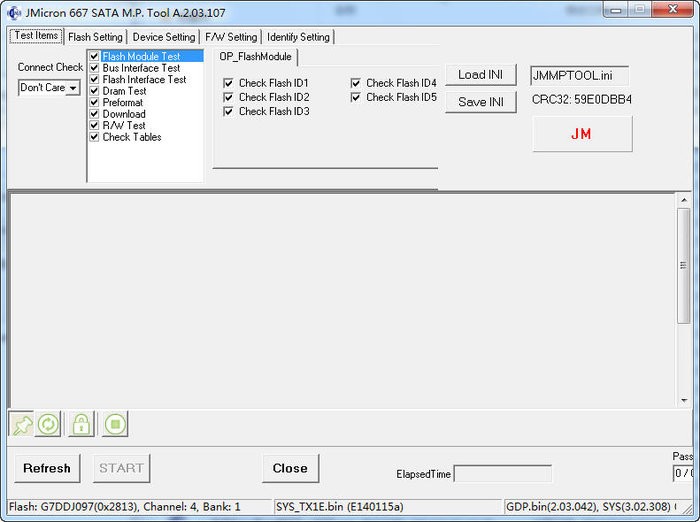 jmf667/667h主控ssd量产工具 A.2.03.107