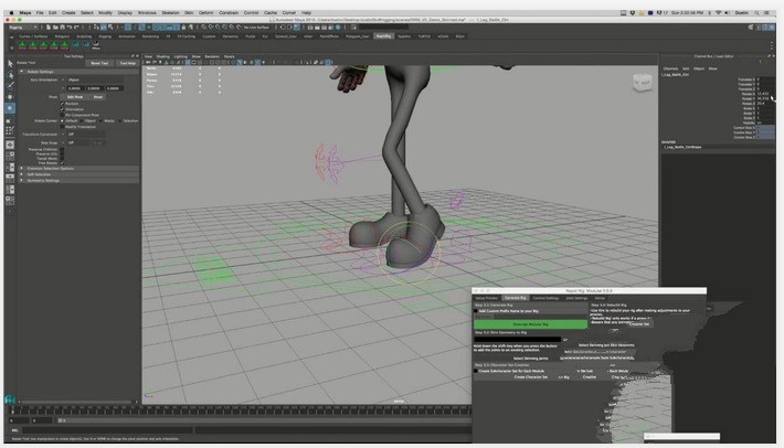 【图】Maya角色绑定插件Rapid Rig Modular2.3.7安装截图_背景图片_皮肤图片-ZOL软件下载
