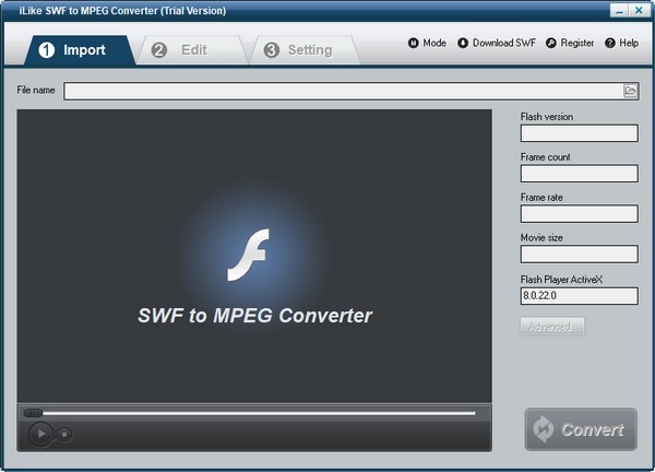 iLike SWF to MPEG Converter(SWFתMPEG)