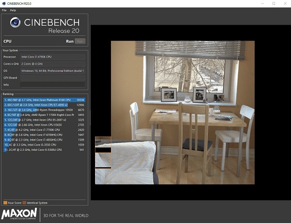 CineBench(CPUԿԹ)