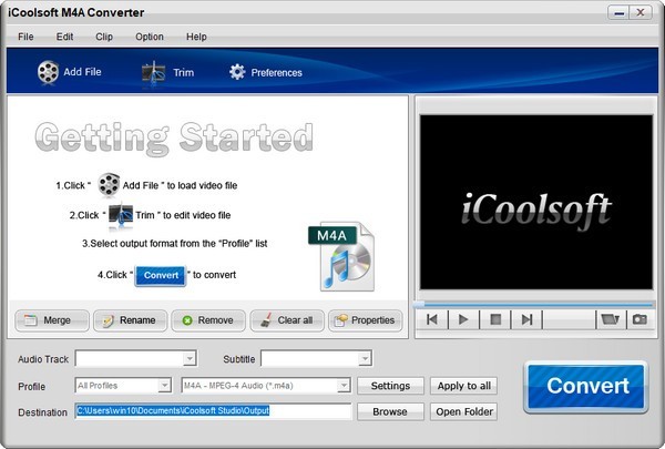 iCoolsoft M4A Converter(m4aʽת)