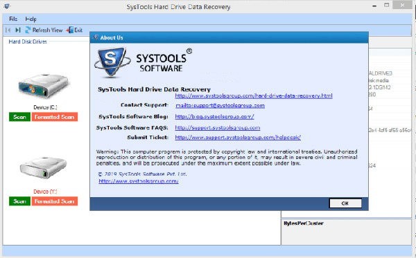 SysTools Hard Drive Data Viewer