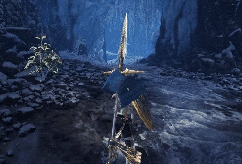 怪物猎人世界冰原公会宫殿虫刃代替兰斯mod