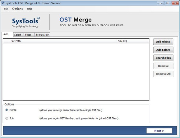 SysTools OST Merge(文件合并工具)