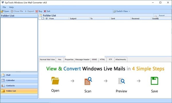 SysTools Windows Live Mail Converter