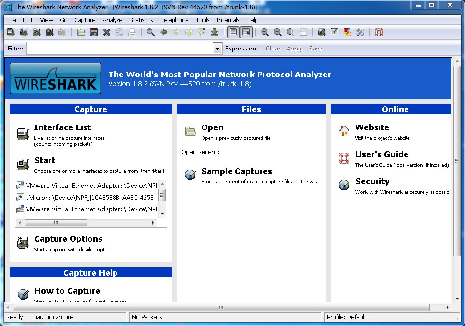Wireshark抓包分析工具