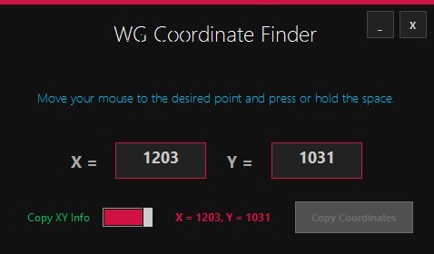WG Coordinate Finder(λòҹ)