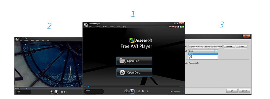 Aiseesoft Free AVI Player