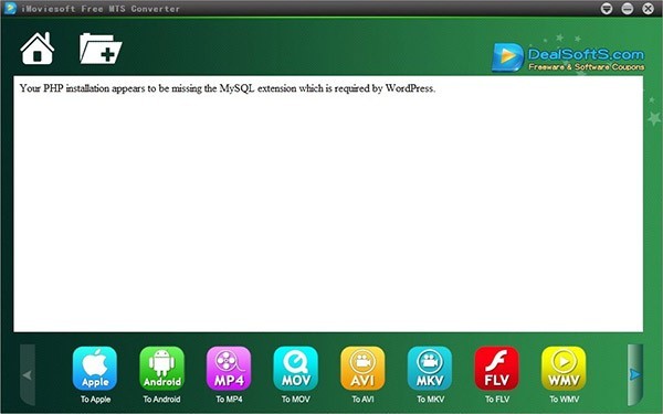 iMoviesoft Free MTS Converter(MTS视频转换工具)