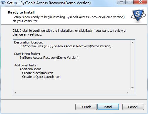 SysTools Access recovery