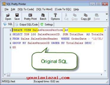 SQL Pretty Printer(SQLʽ)