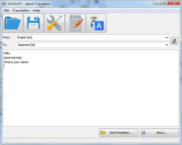 Vovsoft Batch Translator()