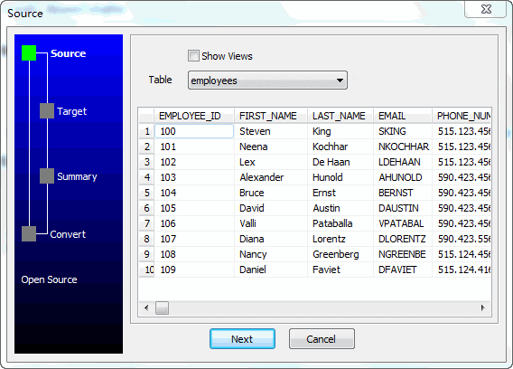 PostgresToSqlite