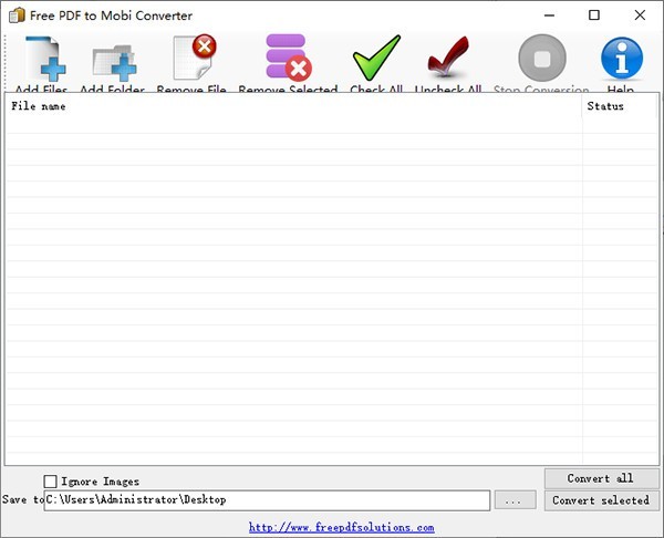 Free PDF to Mobi Converter(PDF文件格式转换工具)