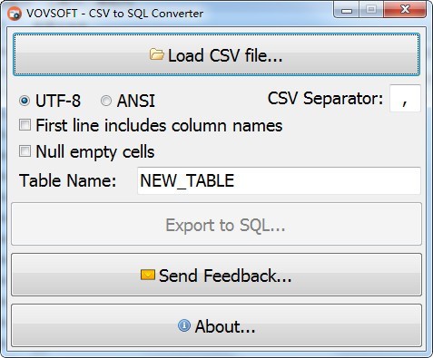 CSV to SQL Converter(CSVתSQLת) 