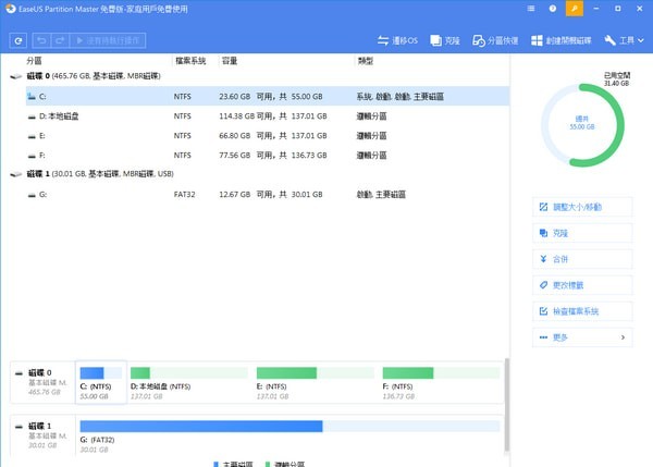 EASEUS Partition Master(磁盘管理软件)