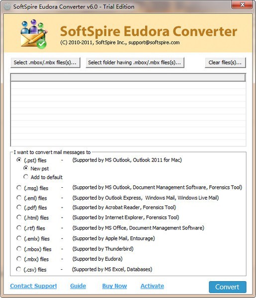 SoftSpire Eudora Converter(Eudoraת)