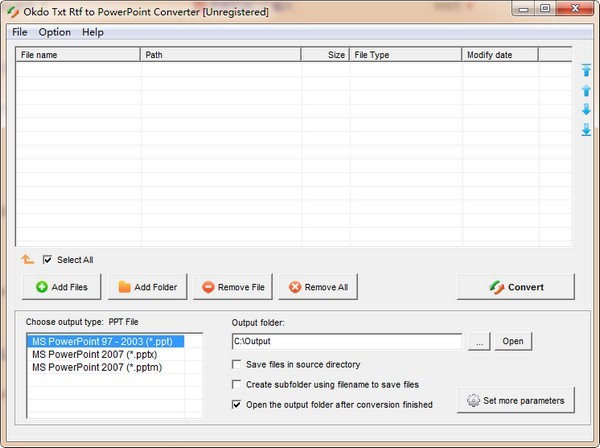 Okdo Txt Rtf to PowerPoint Converter