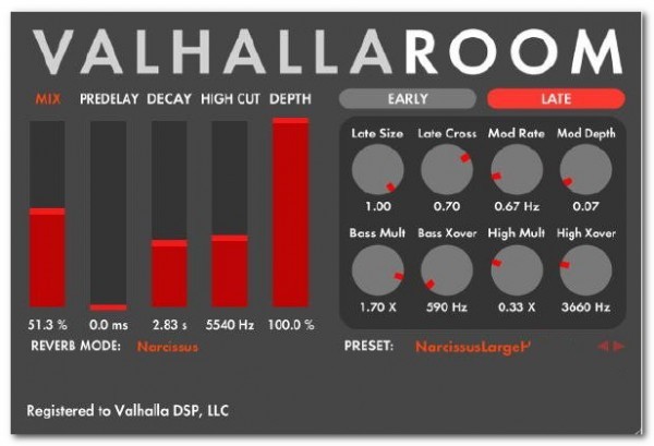 ValhallaRoom(混响效果器)
