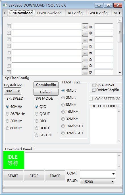 flash download tools(ESP32ģ¼)