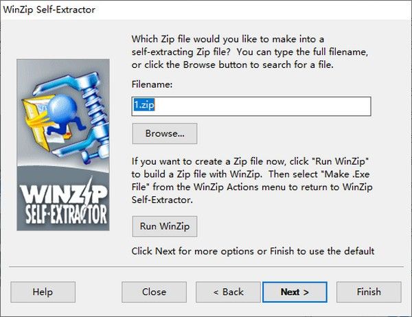 WinZip Self-Extractor(ļѹ)