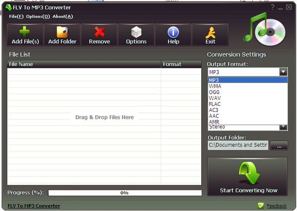 flvתmp3ʽת(FLV To MP3 Converter)