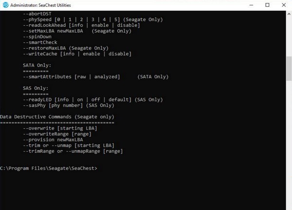 SeaChest Utilities(<a href=
