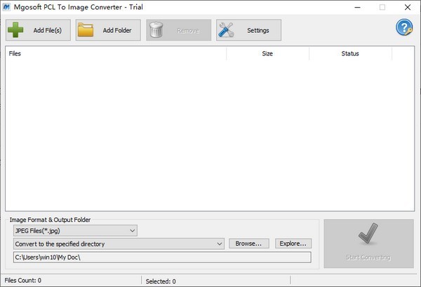 Mgosoft PCL To Image Converter(PCL转换工具)