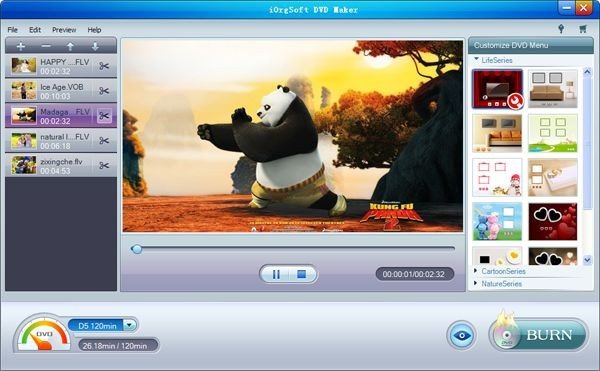 iOrgSoft DVD Maker(DVD)