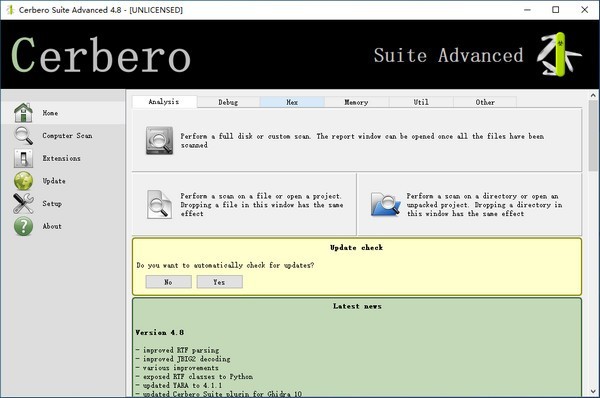 instal the last version for ios Cerbero Suite Advanced 6.5.1