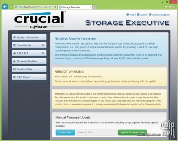 镁光SSD管理工具(Storage Executive)