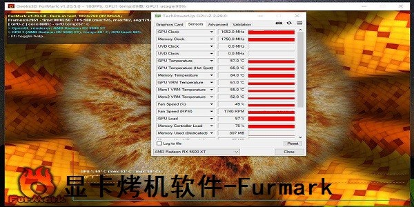 显卡烤机软件Furmark