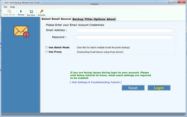 AOL Mail Backup Wizard(AOL邮件备份工具)