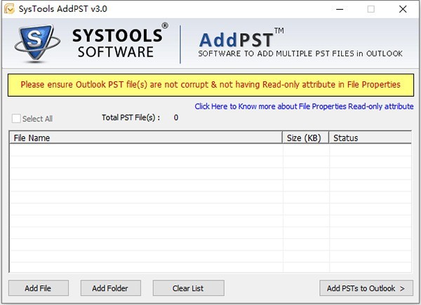 SysTools AddPST邮件处理工具