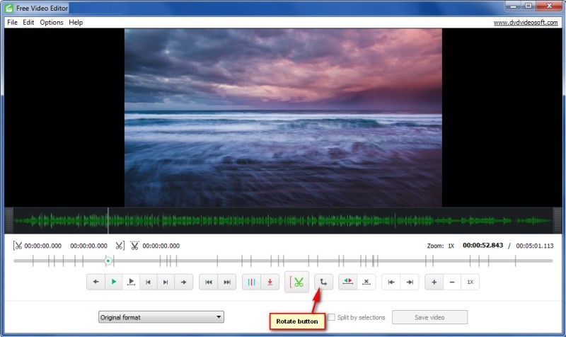 DVDVideoSoft Free Video Editor