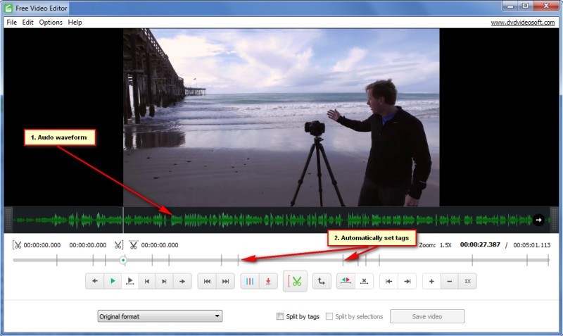 DVDVideoSoft Free Video Editor