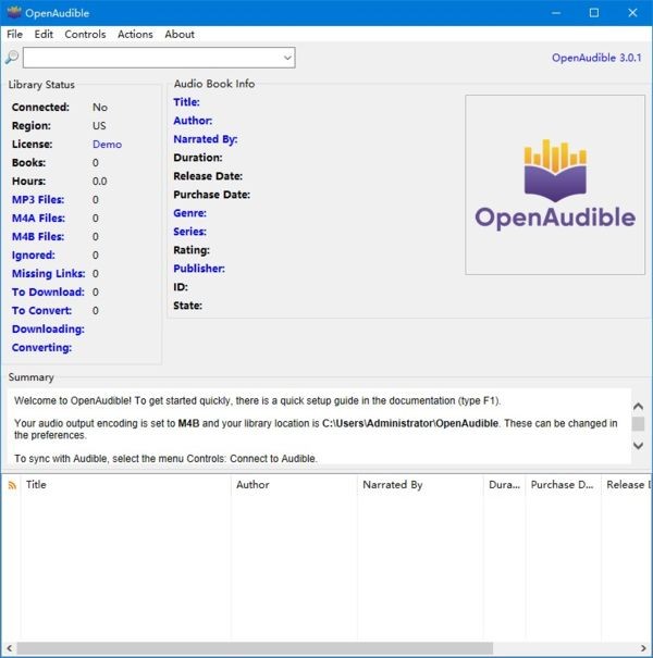 OpenAudible有声读物管理器
