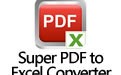 Super PDF to Excel Converter for Mac 3.1.25