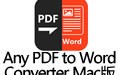 Any PDF to Word Converter for Mac 3.1.21