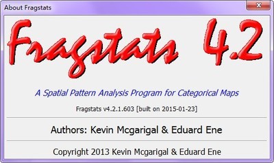 Fragstats 4.2.1