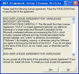  Asp.net(.NET Framework Setup Cleanup Utility) 