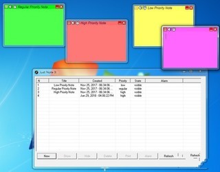 JustNoteIt彩色桌面便签工具