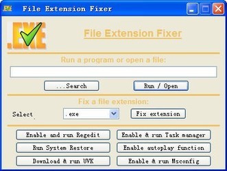 FileExtensionFixer修复文件关联