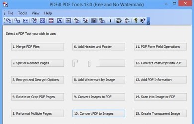 PDFillFREEPDFTools