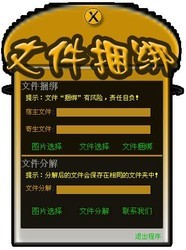 专属文件捆绑器(将文件藏到图片)