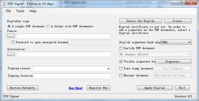 PDFSigner快速批量签名工具