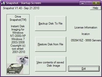 DriveSnaPShot磁盘镜像工具